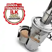 İfyıl Pelet Yakıtlı Dumansız Paslanmaz Çelik Semaver (4 Litre) - Görsel 4