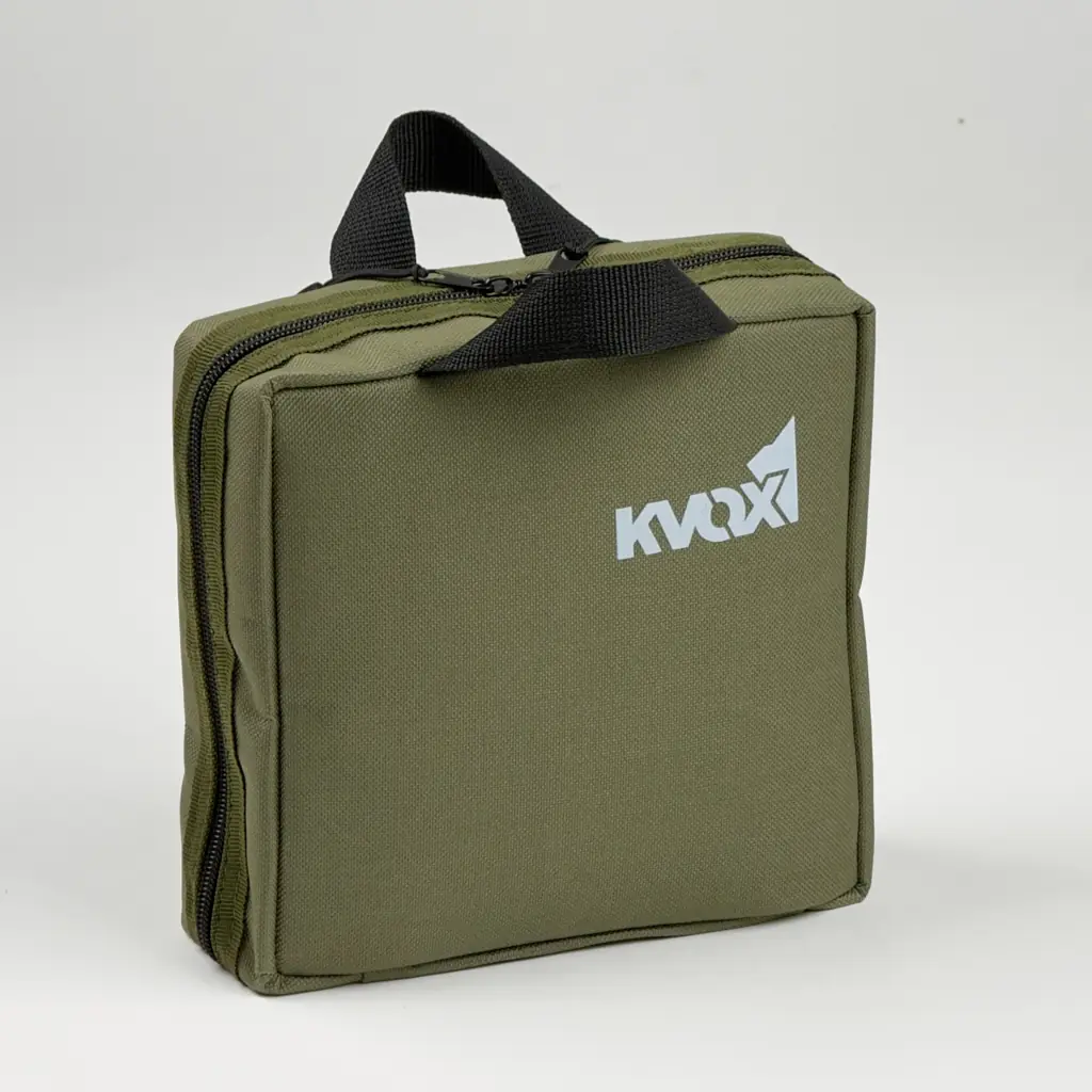 KVOX QSET Kamp Baharatlık ve Yağ Çantası Sızdırmaz Cam Şişeli
