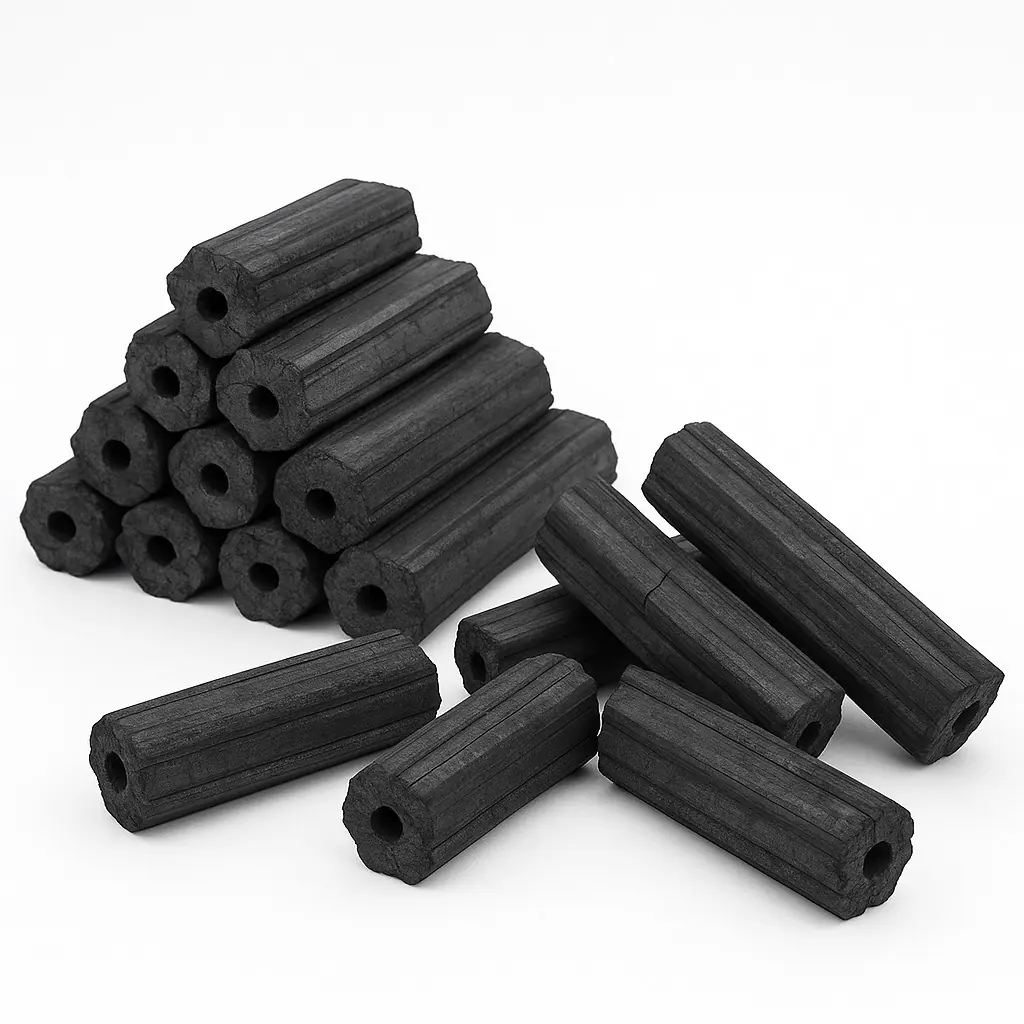 KVOX BRIX kayın talaşı briket mangal kömürü 10 kg – görsel 3