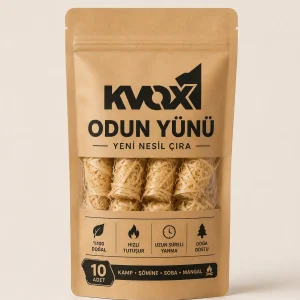 KVOX Odun Yünü Doğal Tutuşturucu 10'lu
